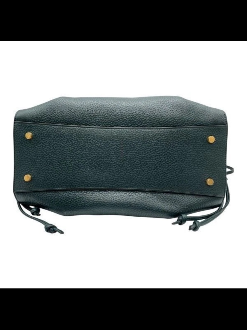 Mulberry Dark Green Pebbled Leather Satchel with Braided Top Handle - Picture 4 of 13